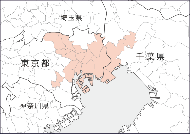 対応可能エリアマップ