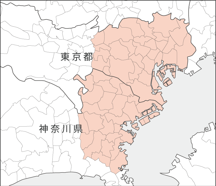 対応可能エリアマップ