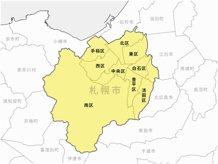 対応可能エリアマップ