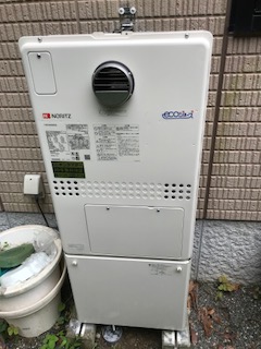神奈川県鎌倉市 M様 ノーリツエコジョーズ GTH-C2450AW3H-1 BL 24号スタンダード（フルオート）給湯暖房給湯器 交換工事 交換後