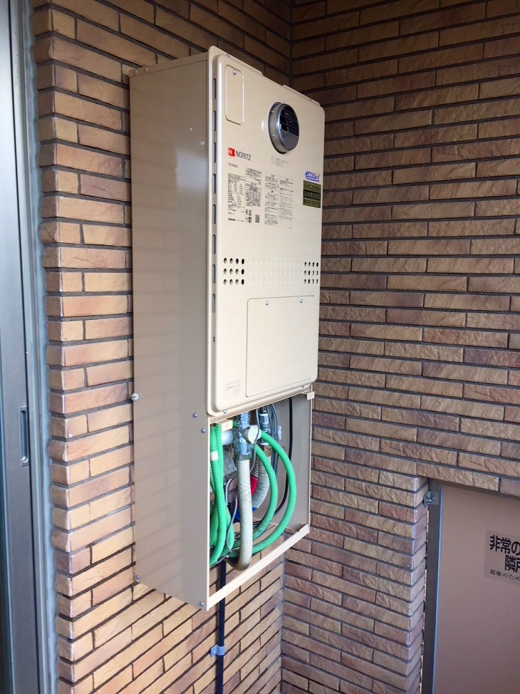 東京都新宿区 K様 ノーリツエコジョーズ GTH-C2451AW3H-1 BL 24号スタンダード（フルオート）給湯暖房給湯器 交換工事 交換後