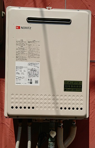 大阪府大阪市西成区 O様 ノーリツ給湯器 GT-2460SAWX BL 24号オート追焚付給湯器 交換工事 交換後