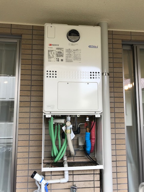 東京都武蔵野市 M様 ノーリツエコジョーズ GTH-C2450AW3H-1 BL 24号スタンダード（フルオート）給湯暖房給湯器 交換工事 交換後