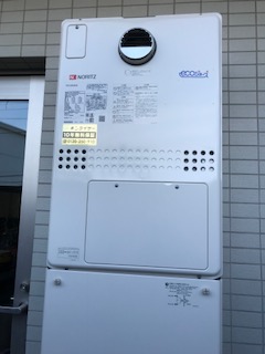 東京都練馬区 A様 ノーリツエコジョーズ GTH-C2450AW3H-1 BL 24号スタンダード（フルオート）給湯暖房給湯器 交換工事 交換後