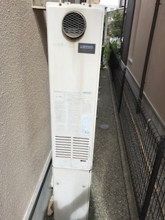 東京都国分寺市 N様 ノーリツエコジョーズ GTH-C2450AW3H-1 BL 24号スタンダード（フルオート）給湯暖房給湯器 交換工事 交換前