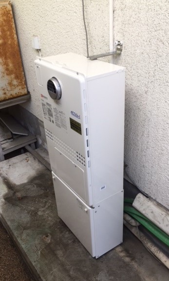 兵庫県芦屋市 M様 ノーリツエコジョーズ GTH-C2451AW6H-1 BL 24号スタンダード（フルオート）給湯暖房給湯器 交換工事 交換後