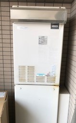 東京都港区 S様 ノーリツエコジョーズ GTH-C1650AW3H-L-1 BL 16号スタンダード（フルオート）給湯暖房給湯器 交換工事 交換前