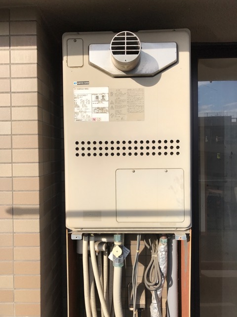 千葉県市川市 O様 ノーリツエコジョーズ GTH-C2450AW3H-1 BL 24号スタンダード（フルオート）給湯暖房給湯器 交換工事 交換前