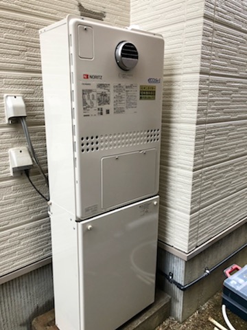 兵庫県神戸市西区 Ｈ様 ノーリツエコジョーズ GTH-C2450AW3H-1 BL 24号スタンダード（フルオート）給湯暖房給湯器 交換工事 交換後