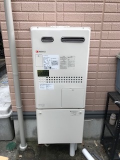 滋賀県大津市 Ｈ様 ノーリツ給湯器 GTH-2444SAWX3H-1 BL 24号オート給湯暖房給湯器 交換工事 交換後