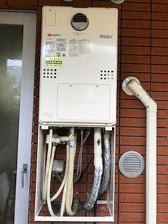 東京都江東区 T様 ノーリツエコジョーズ GTH-C2450AW3H-1 BL 24号スタンダード（フルオート）給湯暖房給湯器 交換工事 交換後