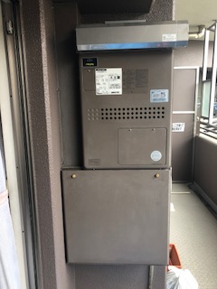 大阪府大阪市天王寺区 Ｍ様 ノーリツエコジョーズ GTH-C2450AW3H-1 BL 24号スタンダード（フルオート）給湯暖房給湯器 交換工事 交換前