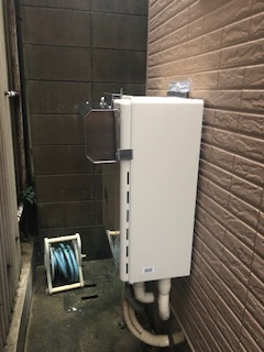 大阪府大阪市此花区 Ｙ様 ノーリツ給湯器 GT-2460SAWX-1 BL 24号オート追焚付給湯器 交換工事 交換後