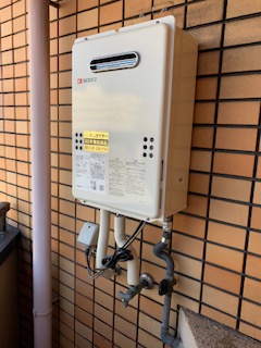大阪府堺市堺区 Ｓ様 ノーリツ給湯器 GQ-1639WS-1 BL 16号オートストップ給湯専用給湯器 交換工事 交換後