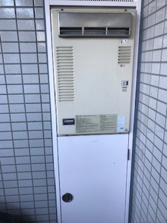 神奈川県相模原市中央区 H様 ノーリツ給湯器 GTH-2444SAWX3H-1 BL 24号オート給湯暖房給湯器 交換工事 交換前