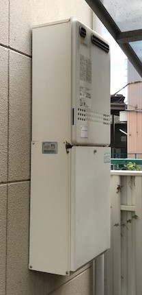 大阪府東大阪市 H様 ノーリツ給湯器 GT-2460SAWX-1 BL 24号オート追焚付給湯器 交換工事 交換前