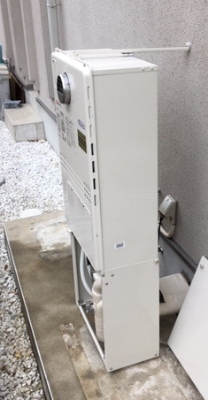 兵庫県神戸市西区 S様 ノーリツエコジョーズ GTH-C2450AW3H-1 BL 24号スタンダード（フルオート）給湯暖房給湯器 交換工事 交換後