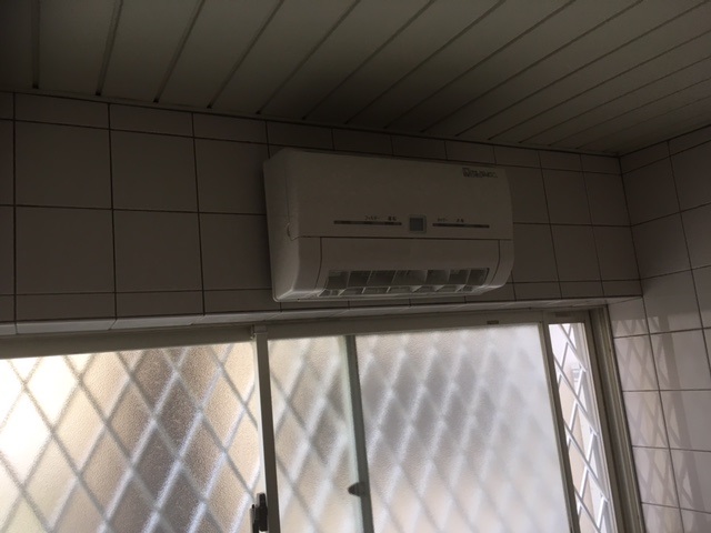 滋賀県大津市 T様 三菱V-241BK-RN バス乾燥暖房換気システム 交換工事 交換後
