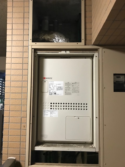 神奈川県横須賀市 K様 ノーリツ 給湯器 GTH-2444AWX3H-H-1 BL 24号フルオート給湯暖房給湯器 交換工事 交換後