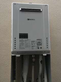 神奈川県川崎市川崎区 M様 ノーリツ給湯器 GT-2460SAWX-1 BL 24号オート追焚付給湯器 交換工事 交換後