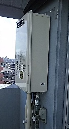 大阪府大阪市淀川区 Y様 ノーリツ給湯器 GQ-1627AWX-DX BL 16号高温水供給式給湯器 交換工事 交換後