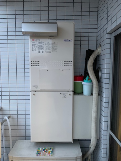 東京都文京区 M様 ノーリツ 　GTH-C2450AW3H-1 BL　24号スタンダード（フルオート）給湯暖房給湯器（エコジョーズ）　交換工事 交換後