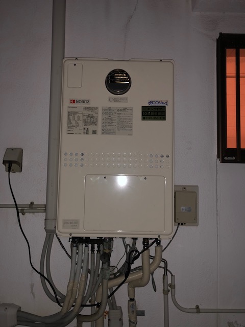 大阪府大阪市阿倍野区 T様 ノーリツエコジョーズ GTH-C2450AW3H-1 BL 24号スタンダード（フルオート）給湯暖房給湯器 交換工事 交換後