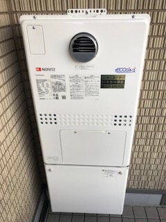 兵庫県神戸市西区 U様 ノーリツエコジョーズ GTH-C2450SAW3H-1 BL 24号シンプル（オート）給湯暖房給湯器 交換工事 交換後