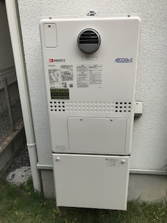 大阪府富田林市 N様 ノーリツエコジョーズ GTH-C2450SAW3H-1 BL 24号シンプル（オート）給湯暖房給湯器 交換工事 交換後