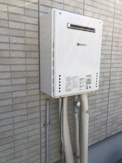 千葉県八千代市 M様 ノーリツ給湯器 GT-2460AWX-1 BL 24号フルオート追焚付給湯器 交換工事 交換後