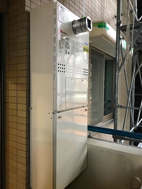 東京都渋谷区 A様 ノーリツエコジョーズ GTH-C2450AW3H-T-1 BL 24号スタンダード（フルオート）給湯暖房給湯器 交換工事 交換後
