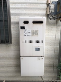 大阪府堺市中区 Ｎ様 ノーリツエコジョーズ GTH-C2450SAW3H-1 BL 24号シンプル（オート）給湯暖房給湯器 交換工事 交換前