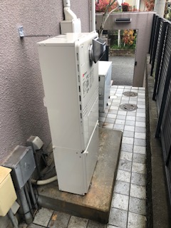 兵庫県神戸市西区 Ｔ様 ノーリツエコジョーズ GTH-C2450AW3H-1 BL 24号スタンダード（フルオート）給湯暖房給湯器 交換工事 交換後