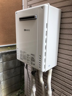 千葉県松戸市 Ｈ様 ノーリツ給湯器 GT-2060SAWX-1 BL 20号オート追焚付給湯器 交換工事 交換後