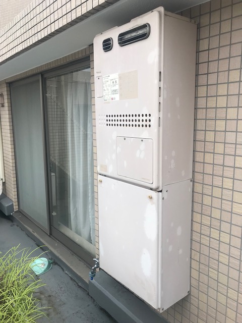 東京都豊島区 Ｈ様 ノーリツエコジョーズ GTH-C2450AW3H-1 BL 24号スタンダード（フルオート）給湯暖房給湯器 交換工事 交換前