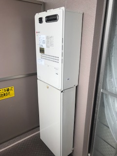 大阪府箕面市 S様 ノーリツ給湯器 GQH-2443AWX3H-DX BL 24号高温水供給式暖房給湯器 交換工事 交換後