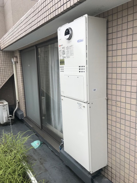 東京都豊島区 Ｈ様 ノーリツエコジョーズ GTH-C2450AW3H-1 BL 24号スタンダード（フルオート）給湯暖房給湯器 交換工事 交換後