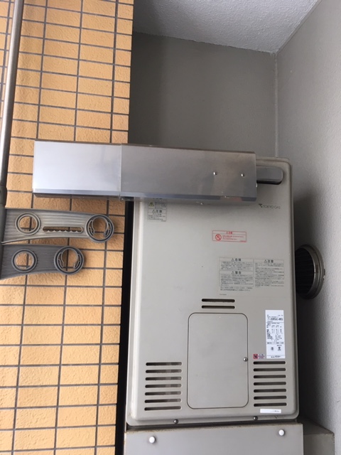 東京都新宿区 Ｈ様 リンナイエコジョーズ RUFH-E2405AA2-3(A) 24号フルオート給湯暖房給湯器 交換工事 交換前