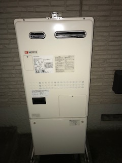 東京都府中市 Y様 ノーリツ給湯器 GTH-2444SAWX3H-1 BL 24号オート給湯暖房給湯器 交換工事 交換後