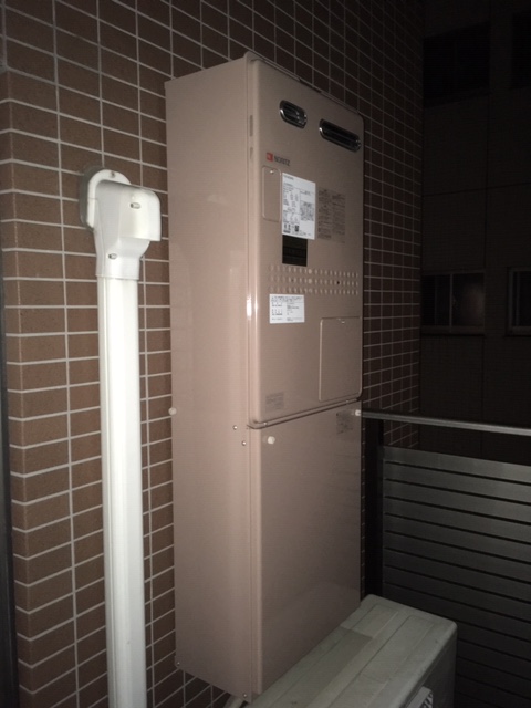 東京都江東区 H様 ノーリツ給湯器 GTH-2444AWX3H-1 BL 24号フルオート給湯暖房給湯器 交換工事 交換後