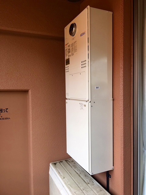 兵庫県神戸市中央区 Ｓ様 ノーリツエコジョーズ GTH-C2450AW3H-1 BL 24号スタンダード（フルオート）給湯暖房給湯器 交換工事 交換後