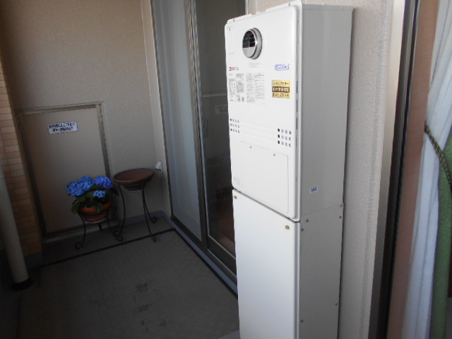 兵庫県神戸市中央区 T様 ノーリツエコジョーズ GTH-C2450AW3H-1 BL 24号スタンダード（フルオート）給湯暖房給湯器 交換工事 交換後