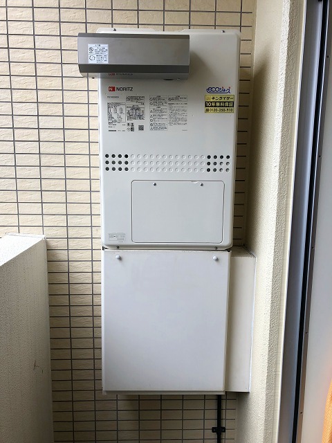 神奈川県横浜市栄区 S様 ノーリツエコジョーズ GTH-C2450AW3H-L-1 BL 24号スタンダード（フルオート）給湯暖房給湯器 交換工事 交換後