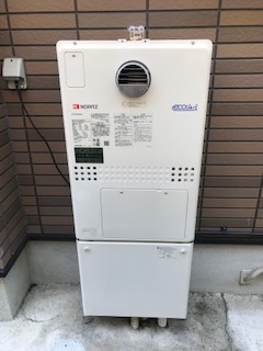 奈良県生駒市 T様 ノーリツエコジョーズ GTH-C2450AW3H-1 BL 24号スタンダード（フルオート）給湯暖房給湯器 交換工事 交換後