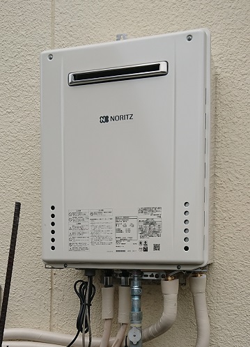 大阪府泉大津市 Ｎ様 ノーリツ給湯器 GT-1660SAWX-1 BL 16号オート追焚付給湯器 交換工事 交換後