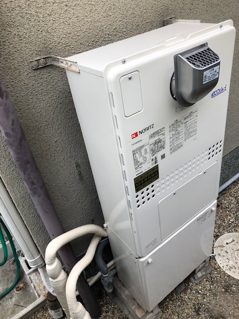 兵庫県高砂市 Ｋ様 ノーリツエコジョーズ GTH-C2450AW3H-1 BL 24号スタンダード（フルオート）給湯暖房給湯器 交換工事 交換後