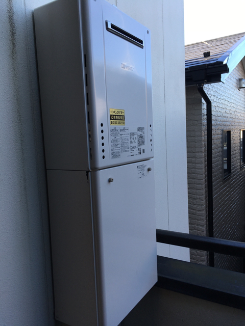 東京都江戸川区 T様 ノーリツ給湯器 GT-2460AWX-1 BL 24号フルオート追焚付給湯器 交換工事 交換後