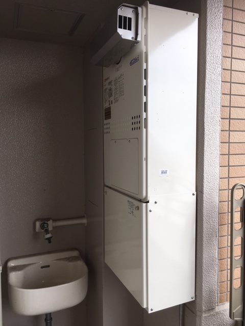 大阪府和泉市 Ｙ様 ノーリツエコジョーズ GTH-C2451AWD-1 BL 24号スタンダード（フルオート）給湯暖房給湯器 交換工事 交換後