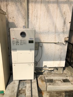 大阪府堺市中区 Ｎ様 ノーリツエコジョーズ GTH-C2450AW3H-1 BL 24号スタンダード（フルオート）給湯暖房給湯器 交換工事 交換後