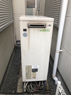 大阪府和泉市 Ｋ様 ノーリツエコジョーズ GTH-C2450AW3H-1 BL 24号スタンダード（フルオート）給湯暖房給湯器 交換工事 交換前